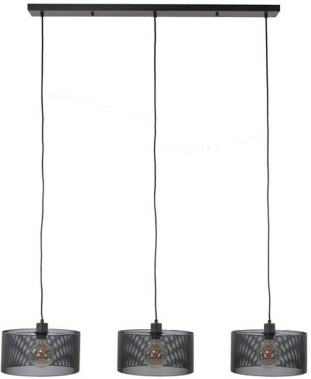 Hoyz Collection Hanglamp 3L Mesh Round Artic Zwart