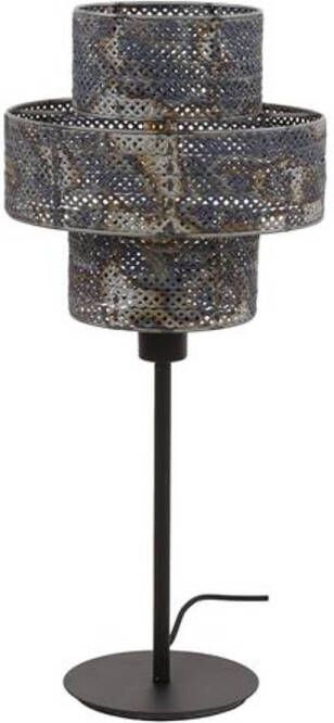 Hoyz Collection Tafellamp 1L Lantern Zwart Bruin