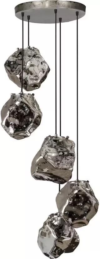 Hoyz Collection Hanglamp Rock Getrapt 5 Lampen Rotsvorm Industrieel