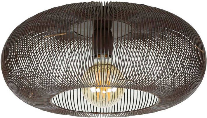 Hoyz Plafondlamp Copper Twist Zwart Nikkel Industrieel 43x43x20