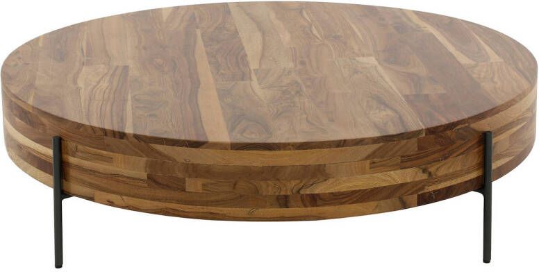 Hoyz Collection Hoyz Salontafel Ø120 Daytona Massief Saja natural