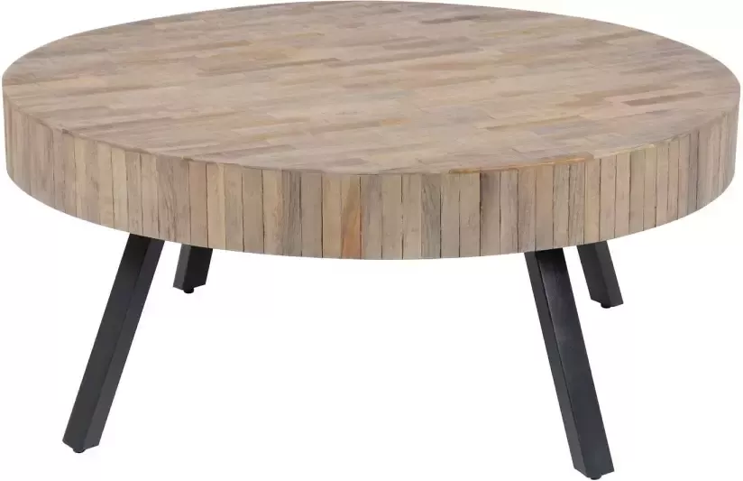 Hoyz Salontafel Teca Rond Ø90 Hout 90x90x40