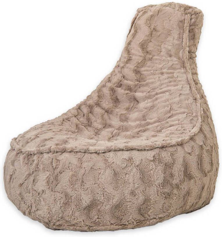 Drop & Sit Zitzak Stoel Noa JR imitatiebont petrol 100 Liter