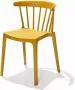 Huismerk Essentials Windson stapelstoel oker geel set van 4 Polypropyleen 54x53x75cm (LxBxH) - Thumbnail 1