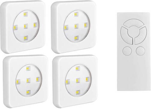 Hyundai Lighting Oplaadbare LED Lampjes 4 stuks Wit