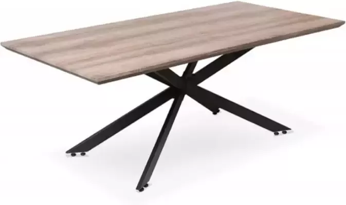 Interiax Eettafel &apos;Emile&apos; 200 cm Oude eik (200x100x75cm)