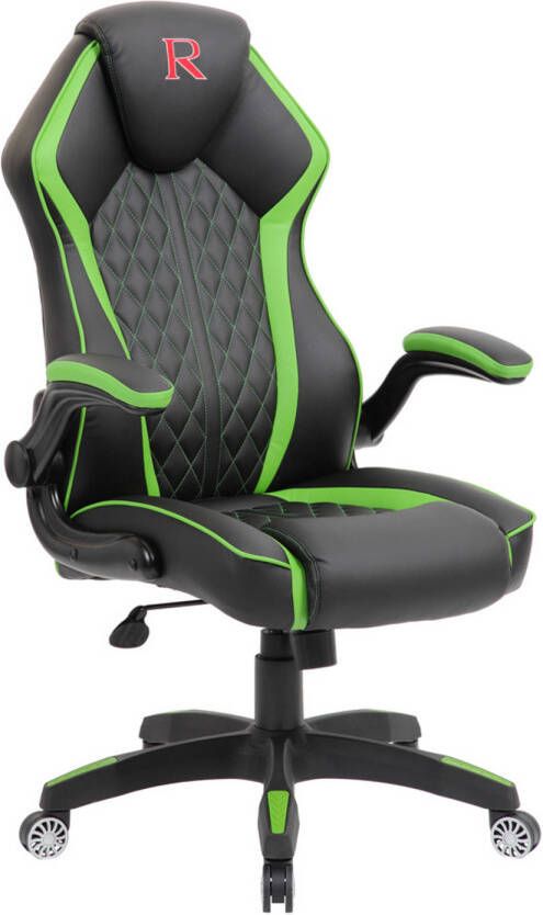 IVOL Gamestoel Soft Zwart Game stoel met verstelbare armleuningen Ergonomische Gaming stoel