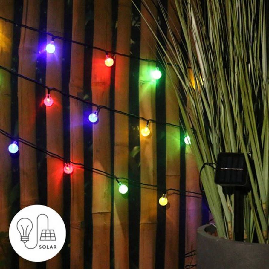 J-Pro Cristal 30 Color Lichtsnoer Buiten 30 LEDs Zonne-Energie 4 5 Meter