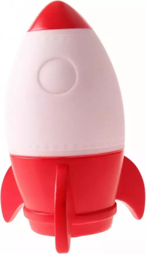 Johntoy nachtlamp raket junior 14 cm rood wit - Foto 2
