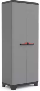 Keter Opbergkast Stilo 173 cm grijs en zwart