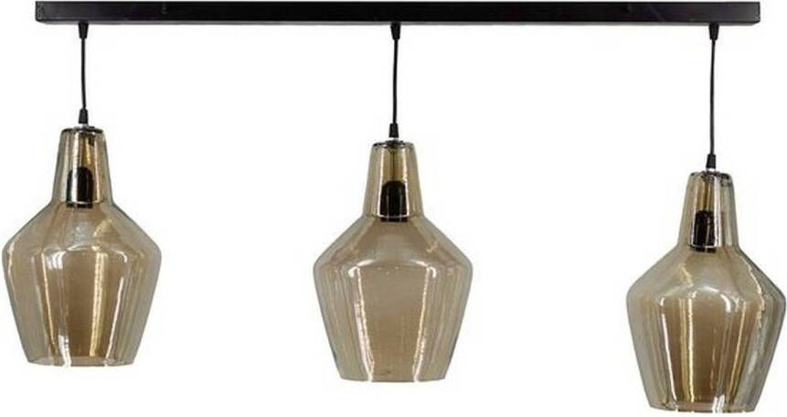 Kolony Hanglamp 3-kappen 100 x 133 cm Zwart Zilver - Foto 1