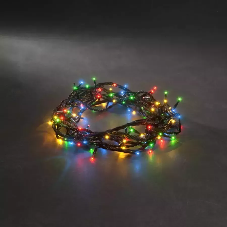 KONSTSMIDE Lichtsnoer Kerstversiering buiten Microlight gelast met 8 functies 180 veelkleurige lampen (1 stuk)