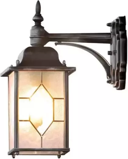 Konstsmide wandlamp Milano zwart 38 cm
