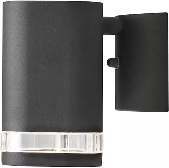 Konstsmide wandlamp Modena Single 35W 230V aluminium 15 cm zwart