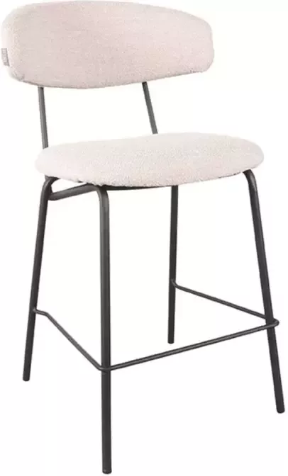 LABEL51 Barkruk Zack Naturel Boucle Zithoogte 65 | 2.00 stuks