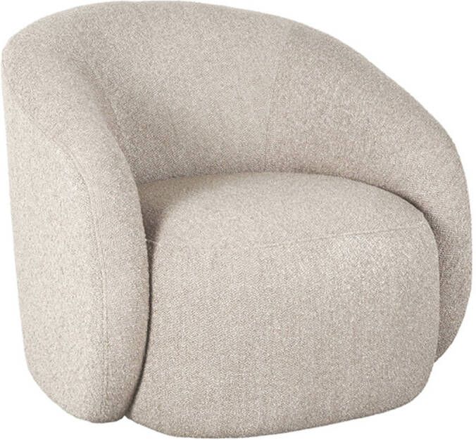 LABEL51 Alby Fauteuil Naturel Chicue Stof
