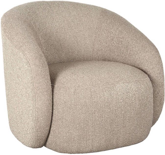 LABEL51 Alby Fauteuil Bruin Chicue Boucle