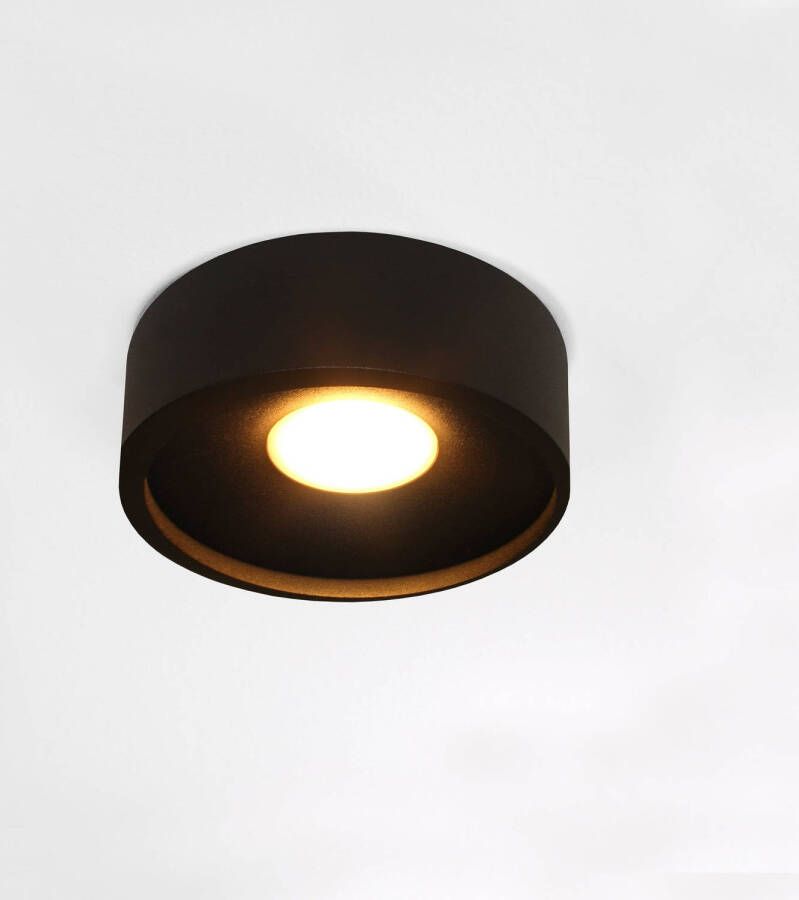 Lamponline Artdelight Plafondlamp Orlando Ø 14 cm zwart - Foto 1