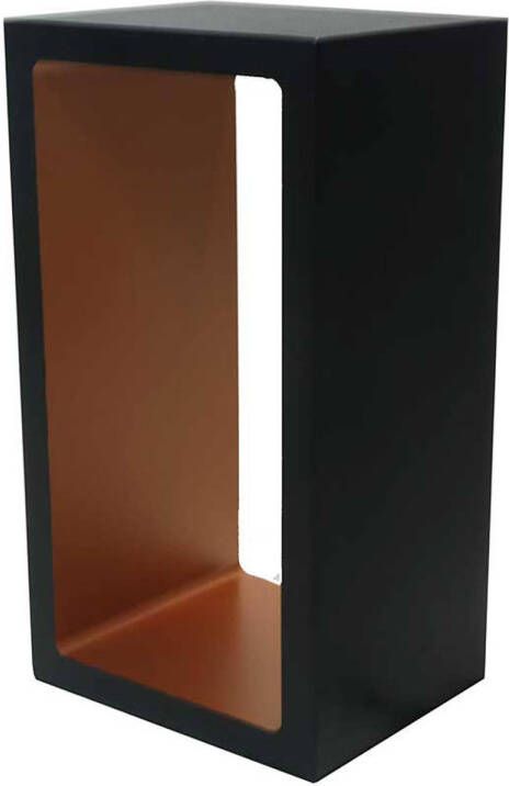 Lamponline Artdelight Tafellamp Corridor H 18 cm B 10 cm zwart-koper - Foto 2