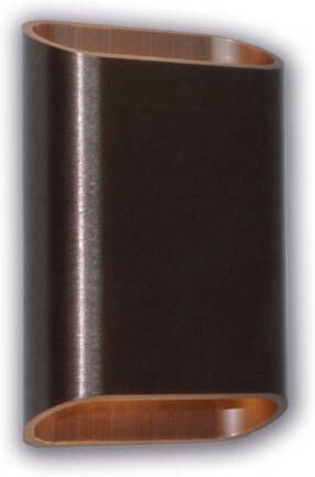 Lamponline Artdelight Wandlamp Diaz Small H 15 cm brons