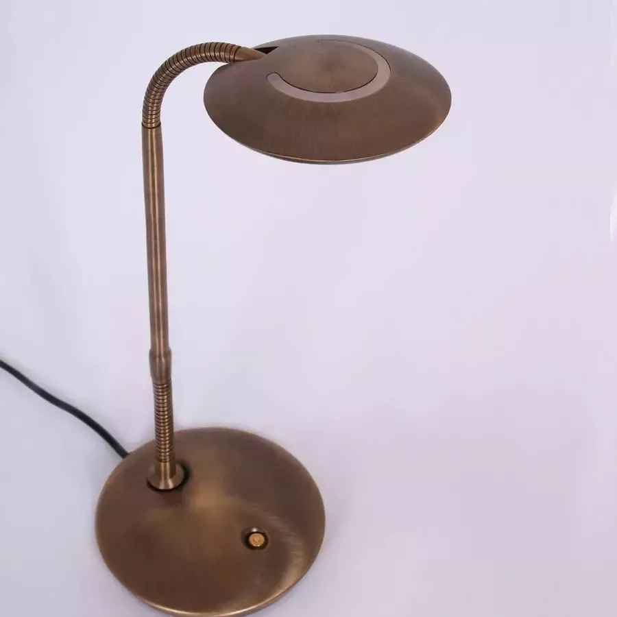 Steinhauer Lightning klassieke tafellamp 1-l led 6w bruin - Foto 2