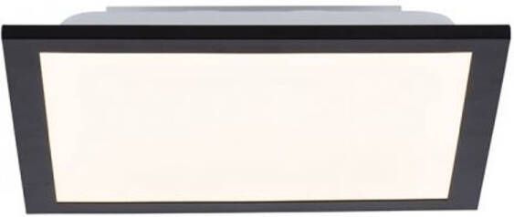 Lamponline Paul Neuhaus Plafondlamp Flat 30 x 30 cm zwart