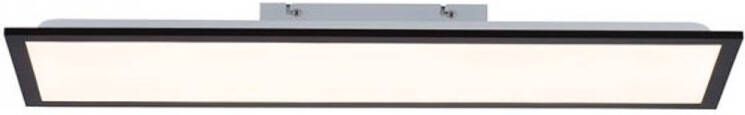 Lamponline Paul Neuhaus Plafondlamp Flat 80 x 25 cm zwart - Foto 1