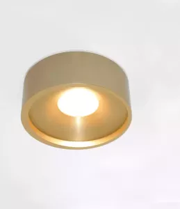 Lamponline Artdelight Plafondlamp Orlando Ø 14 cm mat goud