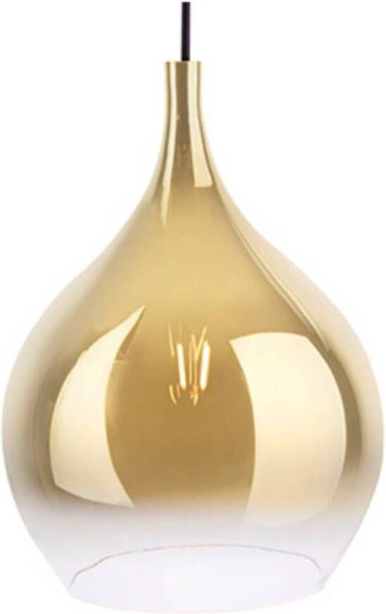 Leitmotiv hanglamp Drup 26 x 35 5 cm E27 glas 40W goud - Foto 1