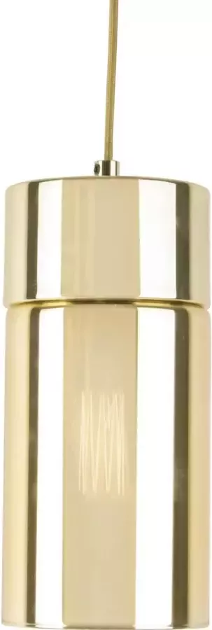Leitmotiv Lax Hanglamp -Glas gold metal 12x24 5cm
