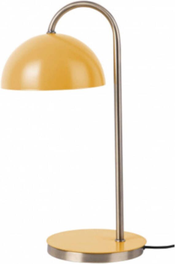 Leitmotiv leeslamp Dome 36 5 x 14 cm staal geel goud