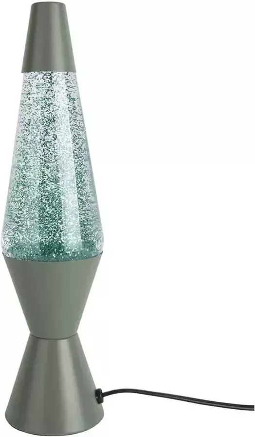 Leitmotiv tafellamp Glitter 25W 37 cm staal glas groen - Foto 1