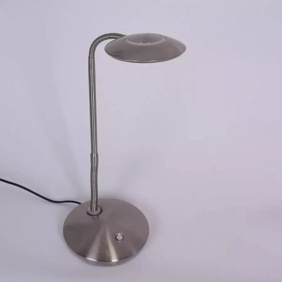 LichtXpert Lightning moderne tafellamp 1-l led 6w zilver - Foto 2