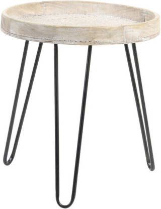 Light & Living Bijzettafel Ø40x45 cm KENZIE hout licht bruin