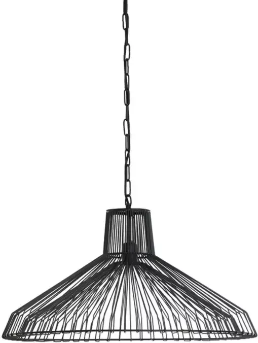 Light & Living Hanglamp Kasper 65x65x37 Zwart