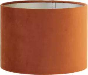 Light & Living Lampenkap VELOURS 25x25x18 Oranje