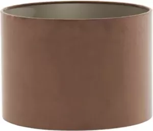 Light & Living Lampenkap Velours 30x30x21 Bruin
