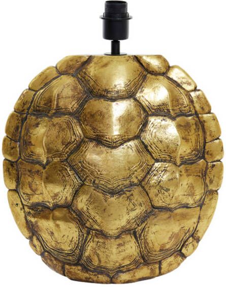 Light & Living Tafellamp Turtle 38cm Antiek Brons (excl. kap)