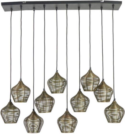 Light & Living Hanglamp Alvaro Antiek Brons 120x25x29 5cm 10L