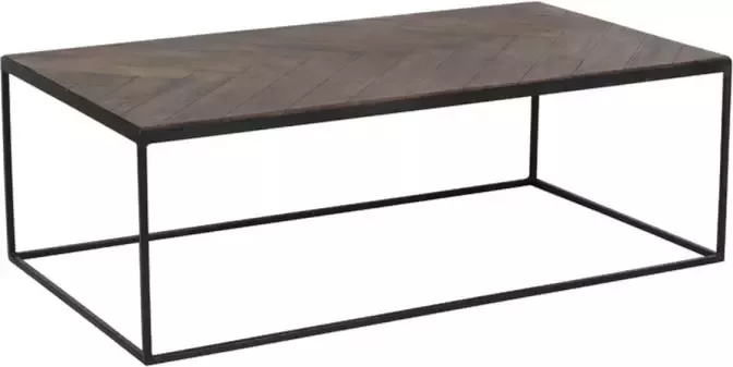 Light & Living Chisa Salontafel Hout Bruin Zwart 120x65x40 cm