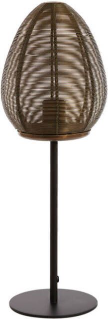 Light & Living Light and Living tafellamp zwart metaal 8055018