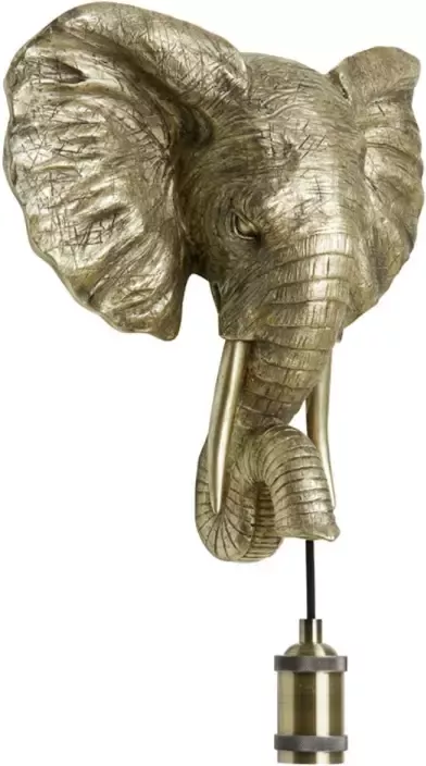 Light & Living Wandlamp ELEPHANT 35x13x36cm Goud - Foto 1