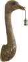 Light & Living Wandlamp Ostrich 72cm Antiek Brons - Thumbnail 1