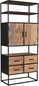 Livingfurn Kabinetkast Dakota 40x100x200 Riverwood