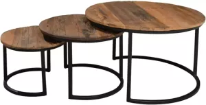 Livingfurn Salontafel Dakota Jerrel 73x73x44 Riverwood