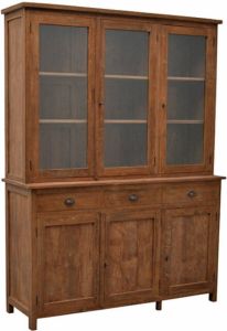 Livingfurn Vitrinekast DK Tua 3 drs.+3 drw. 160 cm Teakhout