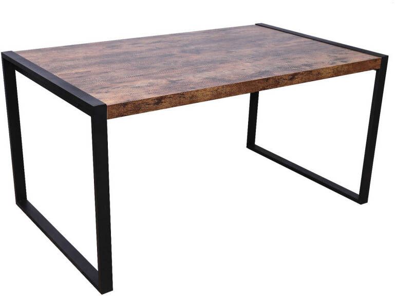 Lizzely Garden & Living Eettafel Jenckle 180cm MDF licht hout tafel