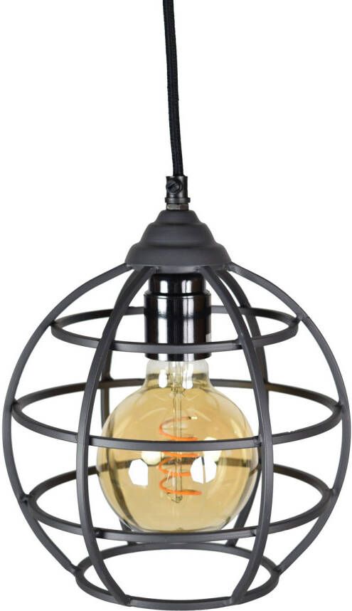 Urban Interiors hanglamp Globe 1-lichts Ø19 Vintage Black