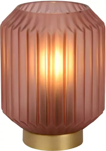 Lucide Sueno Tafellamp Ø 13 Cm 1xe14 Roze