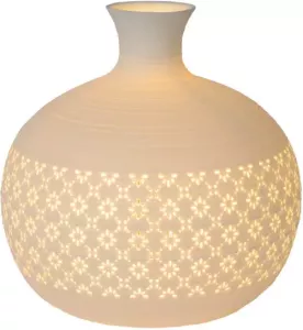 Lucide TIESSE Tafellamp Ø 19 6 cm 1xE14 Wit